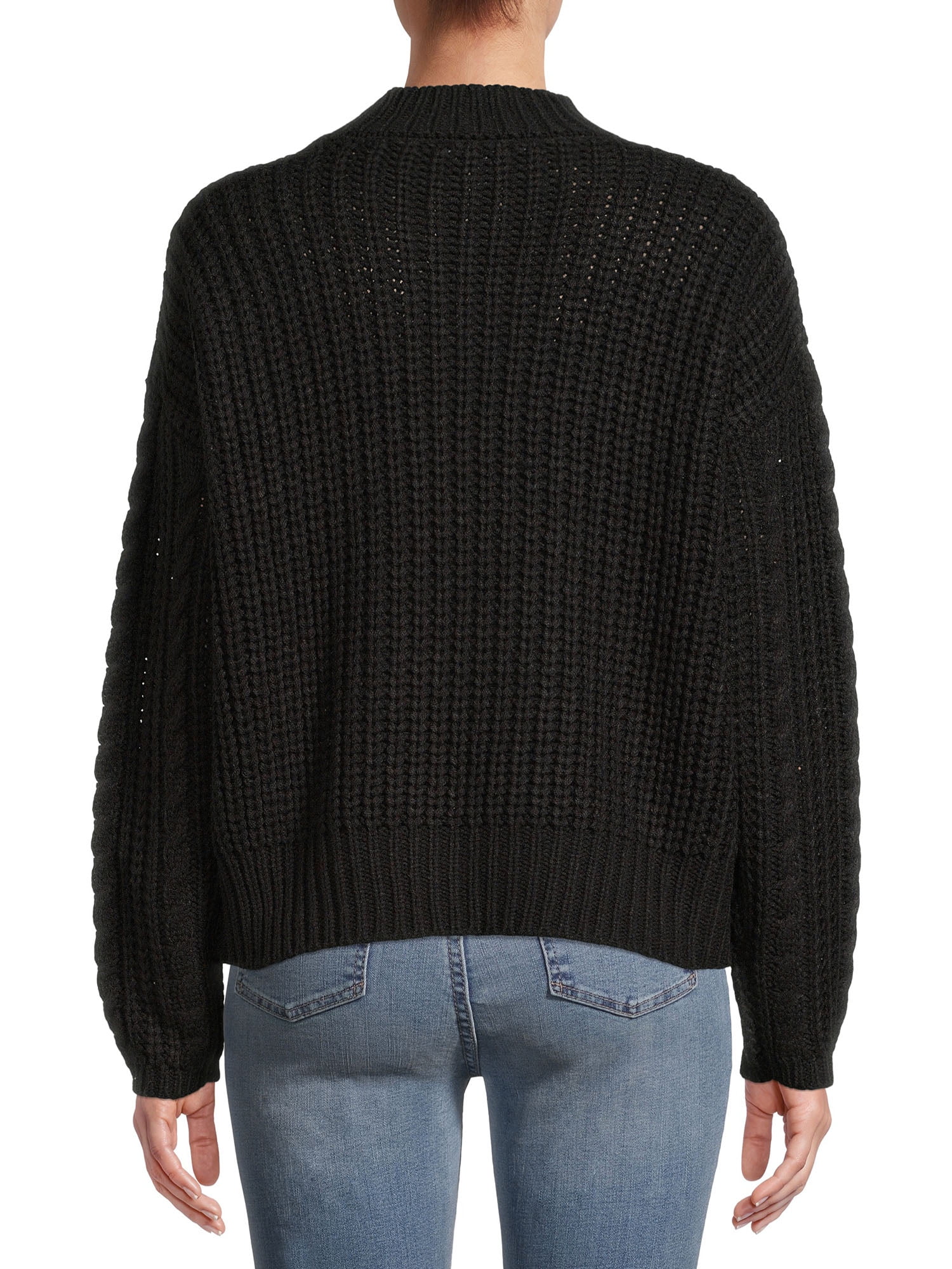 Time and Tru Women's Long Sleeve Pullover Sweater