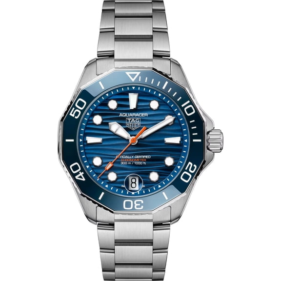 Tag Heuer Aquaracer Professional 300 Date Automatic Blue Dial Steel Men's Watch WBP5111.BA0013