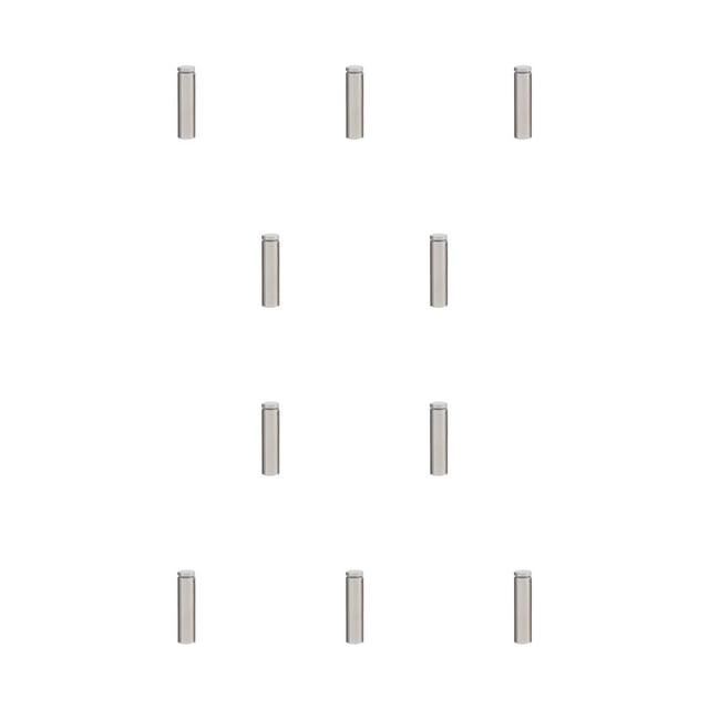 Scienceny Tornillo de publicidad Instalación fácil Espejo de vidrio Clavo Tuerca a prueba de herrumbre Perno Soporte para colgar en la pared Capacidad de 16x80mm 10piezas Scienceny CBP339064