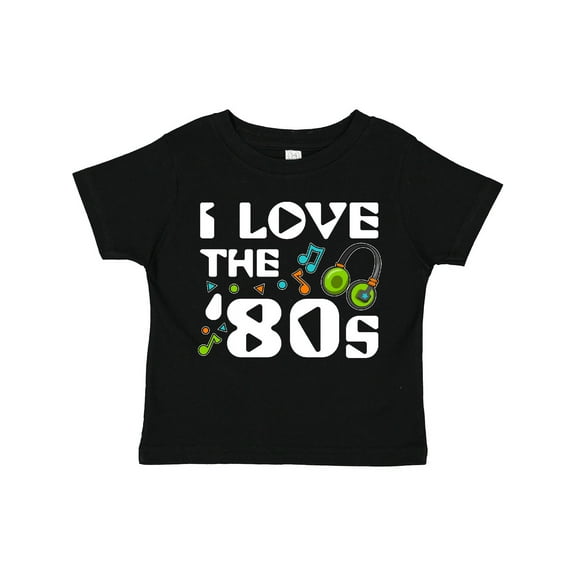 Inktastic I Love the '80s-musical Notes Boys or Girls Toddler T-Shirt