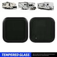 thumbnail image 4 of 450x450mm RV Window with Thick Clear Glass, Aluminum Alloy Frame,  Sealing,  Block, Wide Application for RV   Entry Entrance Door Window, 4 of 8