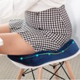thumbnail image 3 of Cojín de asiento de espuma viscoelástica con cremallera Cojín trasero ergonómico desmontable antideslizante para silla de oficina Estudiantes gris Sunnimix Cojín de asiento de espuma viscoelástica, 3 of 8