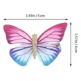thumbnail image 2 of Miangastore Barrette Assorted Color Polyester 10Pcs Realistic Simulation 1.97X1.57X0.79in, 2 of 8