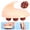 Orange, variant on Full Body Massage Roller, 7 Bead Manual Rolling, Muscle Relief Perfect for Abdominal and Leg Massage, Handheld Body Massager for Cellulite