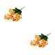 thumbnail image 4 of Flores artificiales Naiovety 3 unids/set bellamente elaboradas decoraciones interior exterior color naranja, 4 of 6
