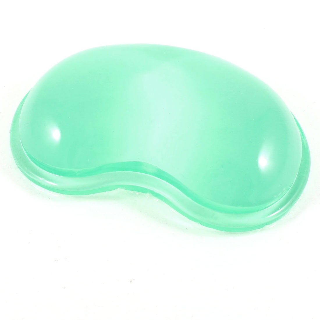 Unique Bargains Green Gel Wavy Mouse Pad Mat Wrist Rest Support for