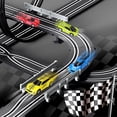 thumbnail image 3 of Slot Car Race Track Sets for Boys Kids,Battery or Electric Race Car Track with 4 High-Speed Slot Cars and 2 Hand Controllers,Dual Racing Game Lap Counter Circular Ove, 3 of 6