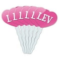 thumbnail image 1 of Lev Heart Love Cupcake Picks Toppers - Set of 6, 1 of 1