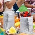 thumbnail image 4 of unbranded 50Ud Bolsa Térmica De Aluminio Plateada Para Guardar Comida En Picnic Y Viajes, 4 of 6
