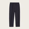 thumbnail image 3 of CPNG Boys Striped Dress Pants Straight Pants Elastic High Waist School Uniform Pants Classic Spring Autumn Uniform Pants(Dark Blue,15-16 Years), 3 of 3