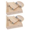 thumbnail image 4 of Hamster Supplies Hamster Climbing Toys Pet Jumping Board Entertainment Small Animal Platform Triangle Shape Space Saving 6Pcs, 4 of 5