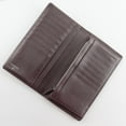 thumbnail image 6 of Pre-Owned CHANEL Camellia COCO Mark Long Wallet Leather Metallic Purple Women's (Good), 6 of 10