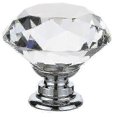 thumbnail image 2 of 12pcs 30mm Crystal Glass Cabinet Dresser Knob Diamond Drawer Door Knobs Pull Handles, 2 of 5