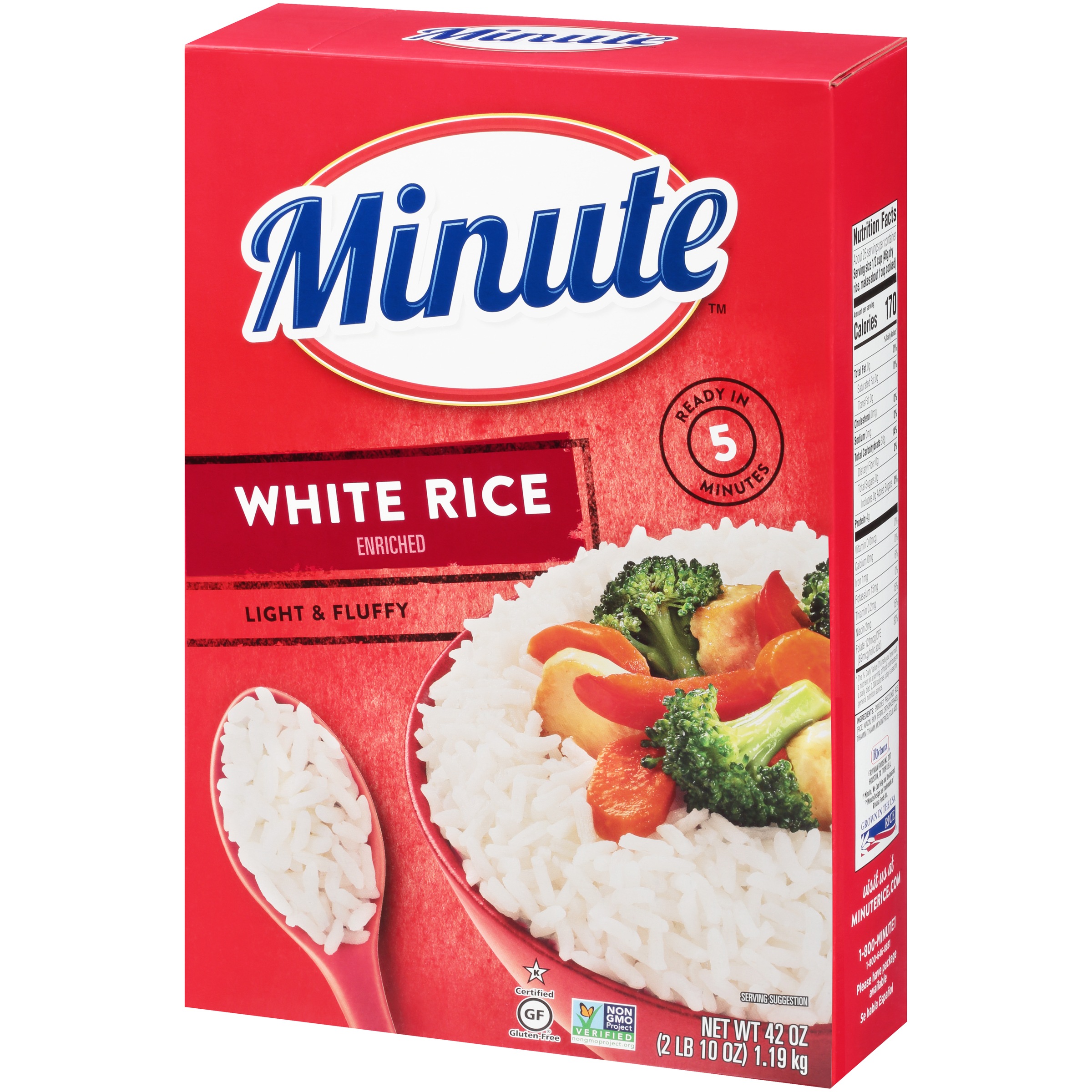 8 PACKSMinute White Instant Enriched Long Grain Rice 42 Oz Box eBay