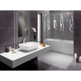 thumbnail image 4 of Utopia Alley Mesh Portable Shower Caddy, Bathroom Organizer Bag with a Large Main Storage Area and 6 Large Pockets - Includes Shower liner and shower hook, Gray, 4 of 9