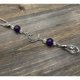 thumbnail image 2 of Luna y estrella Accesorios de espejo retrovisor, cristal de piedra amatista Bead Decoración de automóviles Boho Witchy Suncatcher Healing Car Charm Ornamentos colgantes para mujeres hombres, 2 of 4