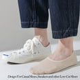 thumbnail image 5 of Mens No Show Socks with Non Slip Grips Low Cut Ankle Socks Mens Short Casual Cotton Socks 6 Pairs, 5 of 5