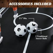 40 Urban Foosball Coffee Table with Tempered Glass, Soccer, Accessories Included by Barrington Billiards