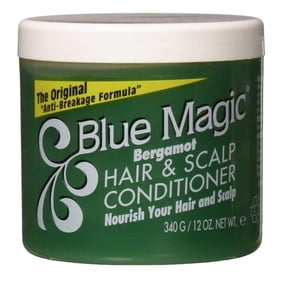 Blue Magic Bergamot Hair & Scalp 12oz Jar (Pack of 2)