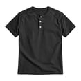 thumbnail image 5 of Henley Shirts for Men Summer Casual Short Raglan Sleeve Crewneck Relaxed Fit Athletic Tshirts Mens Tees, 5 of 5