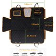 thumbnail image 1 of Back Seat Extender for Dogs, The Hard Bottom Hammock for Cars and SUVs, Waterproof, Non Slip, Heavy Duty Pet Backseat Protection for Car -Black High quality, 1 of 4