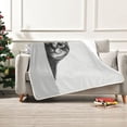 thumbnail image 7 of Yayeee Throw Blanket for Couch Soft Warm 60" x 80" Sofa Chair Bed Decoration, Black Cute Cat, 7 of 7