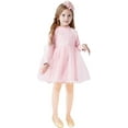 thumbnail image 2 of Toddler Little Girl Dress Shoes - Girl Mary Jane Flats Party School Wedding, 2 of 7