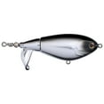 thumbnail image 3 of (2 pack) Berkley Choppo Topwater Fishing Lure, Black Chrome, Size 90, 3 of 11
