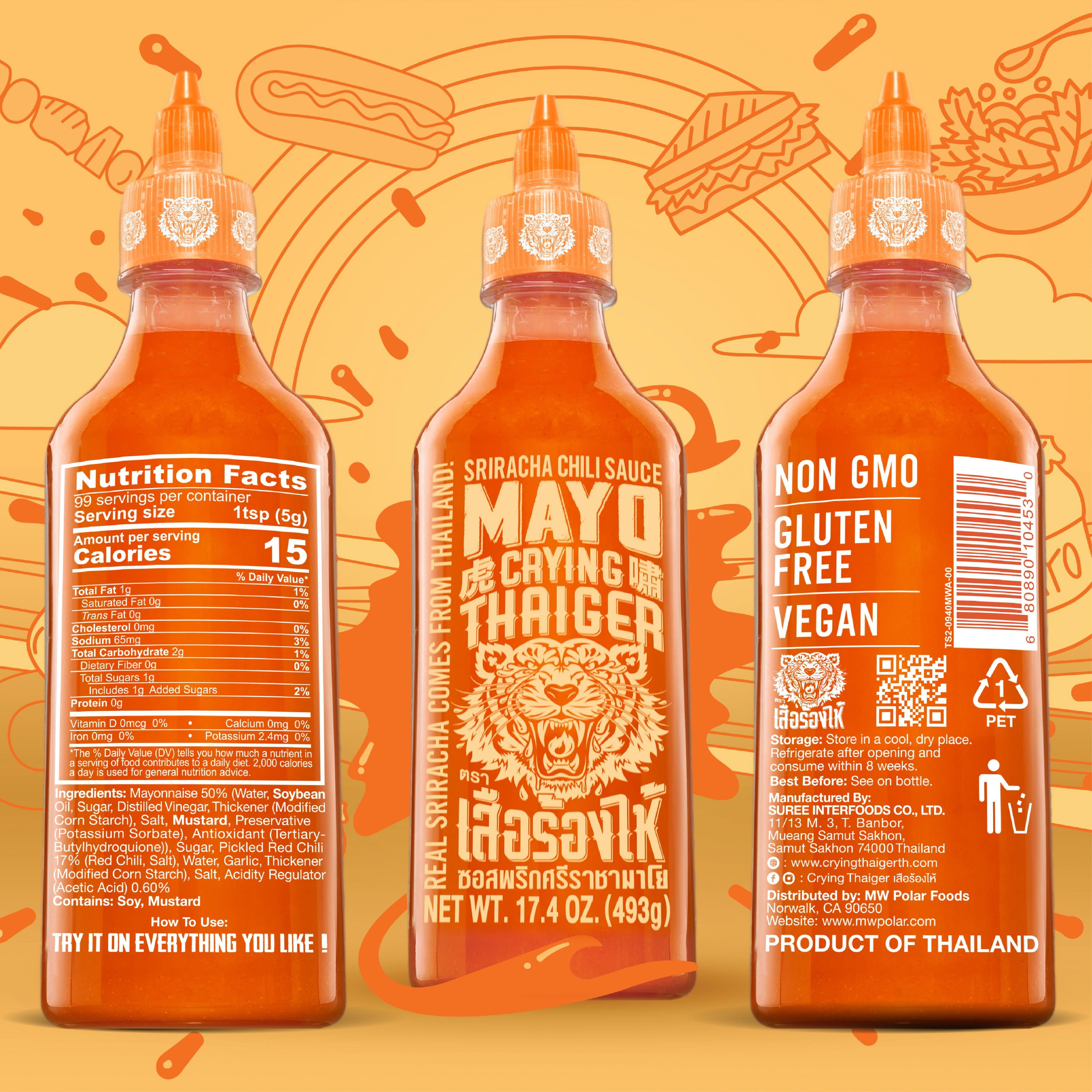 Crying Thaiger, Sriracha Mayo Sauce, 17.4oz