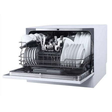 Whynter Countertop Portable Dishwasher 6 place setting LED Energy Star - White