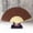 A003- Coffee, variant on Hand Folding Fan, Solid Yellow Paper Handheld Fan, Lightweight Bamboo Rib Folding Fan, 1 Piece Plain Yellow Decorative Fan, Smooth Foldable Design for Personal Cooling, Wedding