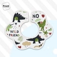 thumbnail image 3 of Bingfone Cute Dinosaurs Soft Bibs For Baby Boy Girl 360 Rotate Petal Absorbent Bibs Washable For Drooling Teething, 3 of 9