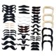 thumbnail image 2 of 48 Piezas de Bigotes Falsos, Fiesta de Fiesta de Bigote Autoadhesiva Novedad, 2 of 5