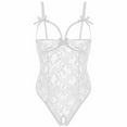 thumbnail image 1 of Mikilon Ladies Cool Girl Lingerie Lace Solid Sedin Seductive Sexy Sling Jumpsuit Suit Womens Bras No Wire Plus Size on Sale, 1 of 4