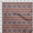 thumbnail image 3 of oneOone Tissu Viscose Georgette Feuilles & Floral Imprimé au Mètre 42 Pouces de Large, 3 of 4
