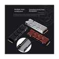 thumbnail image 4 of Disipador térmico NVMe M.2Pro 2280, almohadilla térmica para SSD M.2Pro, banda de disipación de calor de aluminio, almohadilla térmica para SSD M2 2280 B, 4 of 5