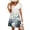 Blue, variant on Summer Dresses for Women V-Neck A-Line Swing Knee Length Midi Dress Spring Short Sleeve Sundress with Pockets