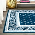 thumbnail image 5 of JONATHAN Y MODERN PERSIAN 8 x 10 Area Rug, Acanthus French Border - Navy/Blue, MDP504C-8, 5 of 12