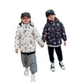 thumbnail image 7 of KYAIGUO Kids Toddler Puffer Jacket for Boys Girls,Cartoon Printing Little Boys Girls Windproof Outerwear Baby Fall Winter Warm Hooded Outerwear Zipper Warm Winter Snow Coat ,Size 1-8Y, 7 of 7