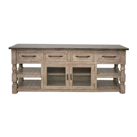 Aria Solid Wood TV Stand - 78.75"