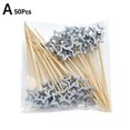 thumbnail image 5 of 50-Pack Bamboo Cocktail Skewers with Star-Shaped Ends for Appetizers, Fruit, and Party Food Presentation, 5 of 10
