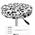 thumbnail image 4 of Bingfone Cute Panda Padded Round Bar Stool Cover Cushion with Elastic Fabric Round Chair Seat - Cute Panda, 4 of 7