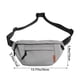 thumbnail image 4 of Riñonera cruzada para correr con cinturón ajustable y 2 bolsillos con cremallera, ideal para entrenar, viajar, correr, montar en bicicleta y hacer senderismo. Perfecta para hombres y mujeres., 4 of 7