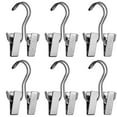 The Boot Rack Garment with Hangers Fits in Most Closets, 6 Silver Boot