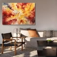 thumbnail image 6 of Vibrant Abstract Painting Fusing Red Yellows And Blue Evoking Energy And Motion Canvas Poster Bedroom Decor Sports Landscape Office Room Decor Gift,Frame-style,20x30inch(50x75cm), 6 of 8