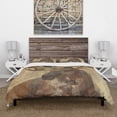 thumbnail image 2 of Designart 'Into the Wild Gold Moose' Farmhouse Duvet Cover Set, 2 of 4