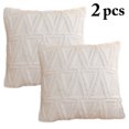 thumbnail image 2 of Throw Pillow Cover Plush: 2PCS Modern Pillow Case Cushion Cover Pillow Protector, 2 of 10