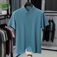 thumbnail image 2 of MDUKONU Chemise Décontractée pour Homme Coupe Ajustée Anti-Rétrécissement Tenue de Travail Bleu G, 2 of 9