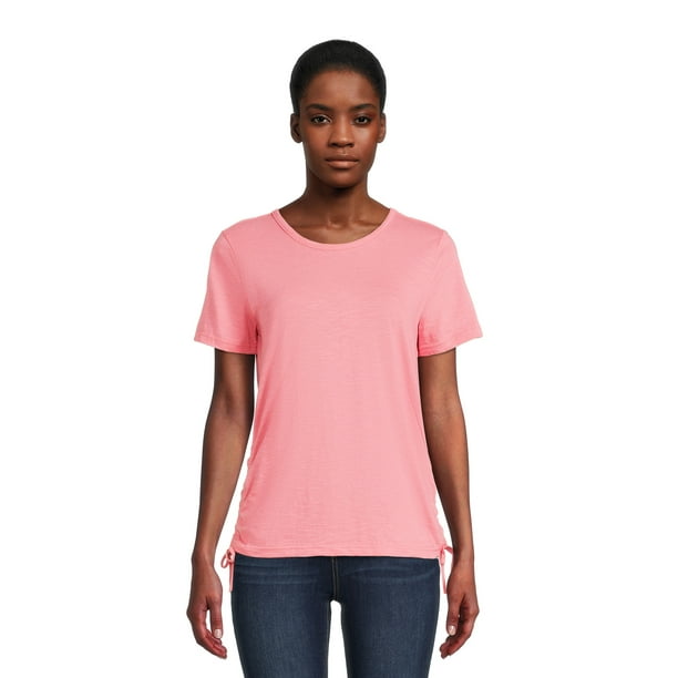 Time and Tru Women's Side Cinch Top, Sizes XSXXXL (Women's and Women's Plus)