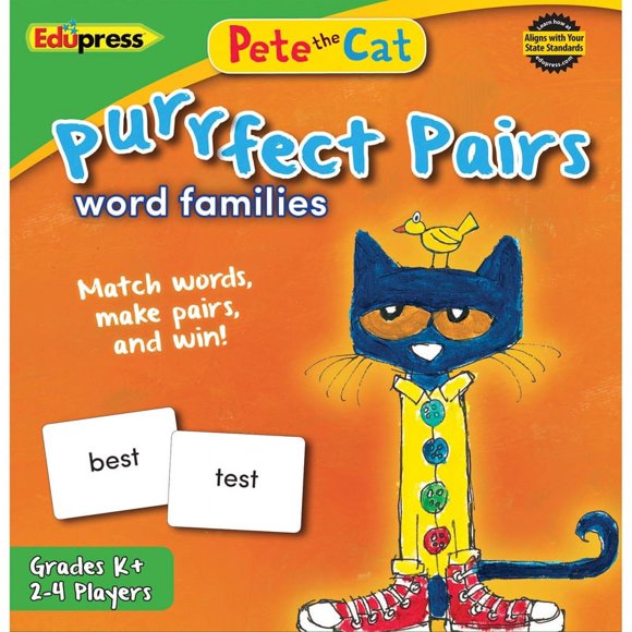 Pete The Cat Jeu de Paires Parfaites : Familles de Mots
